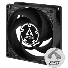 Arctic P8 PWM PST 80mm fekete ventilátor