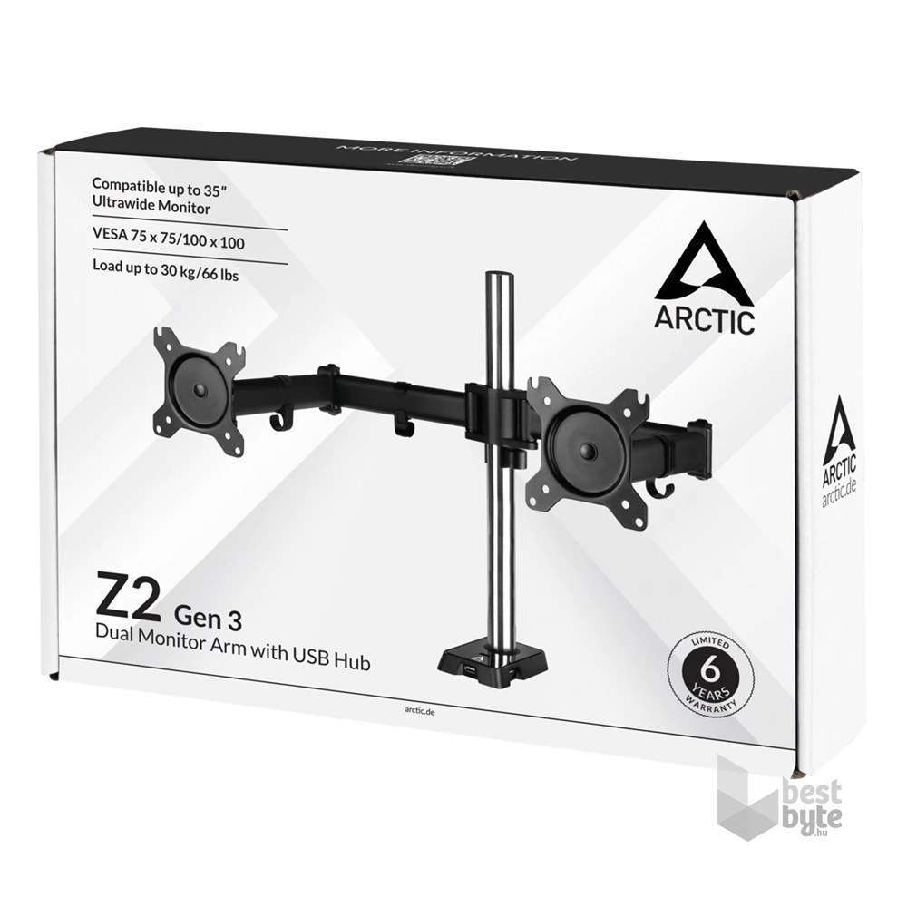 Arctic Z2 Gen 3 asztali monitor konzol