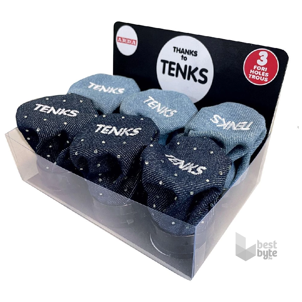 Arda Tenks Jeans 3 lyukú forgácstárolós vegyes színű hegyező