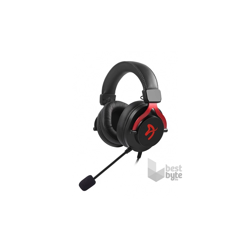 Arozzi Aria AZ-ARIA-RD piros vezetékes gamer headset