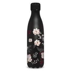 Ars Una 500 ml-es Flowery Black 24 (5374) duplafalú fémkulacs