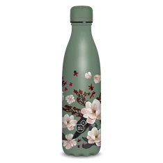 Ars Una 500 ml-es Flowery Pink 24 (5375) duplafalú fémkulacs