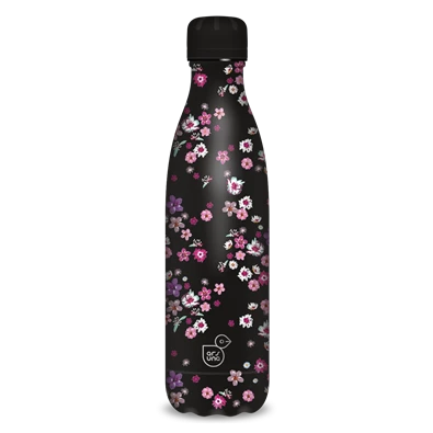 Ars Una 500 ml-es Pearl Blossom Black 24 (5377) duplafalú fémkulacs
