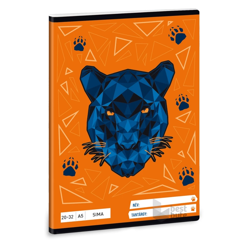 Ars Una Black Panther A5 20-32 sima füzet