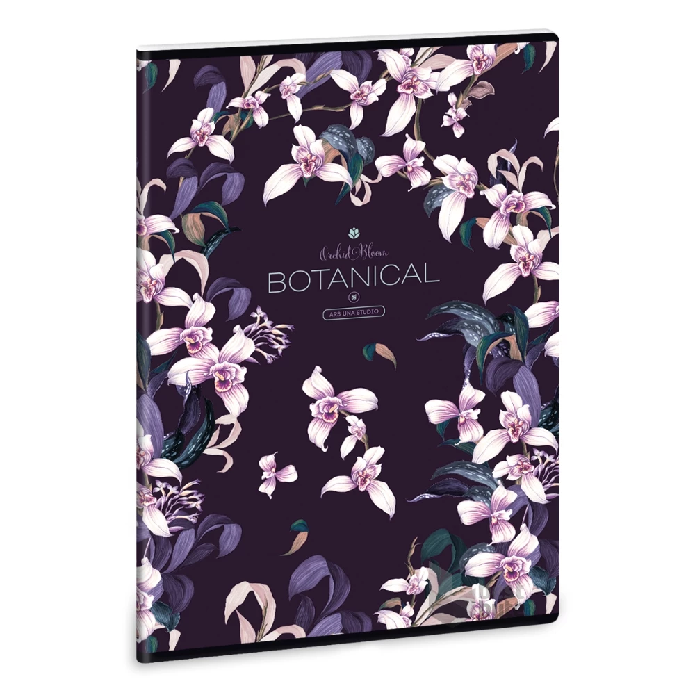 Ars Una Botanic Orchid A4 extra kapcsos sima füzet