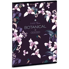 Ars Una Botanic Orchid A5 extra kapcsos vonalas füzet
