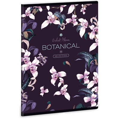 Ars Una Botanic Orchid A5 extra kapcsos vonalas füzet