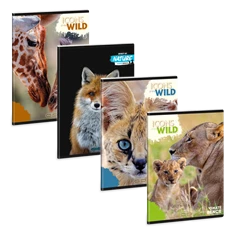 Ars Una  Icons of the Wild 25 (5492) A5 extra kapcsos kockás füzet