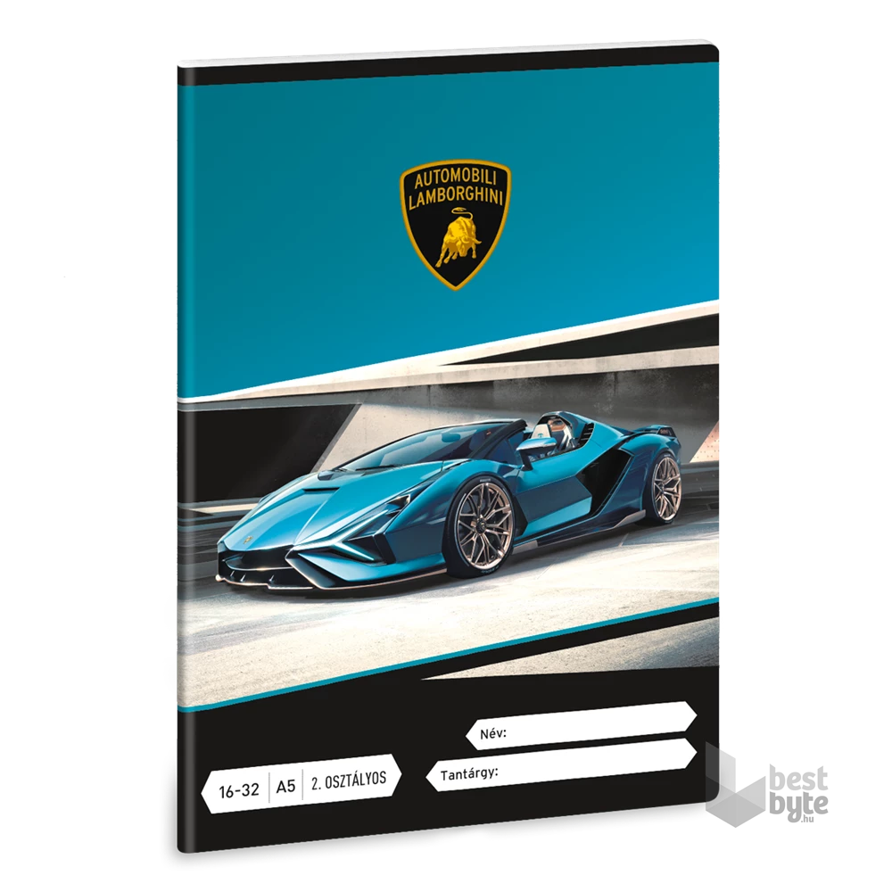 Ars Una Lamborghini 24 (5336) A5 16-32 2. osztályos vonalas füzet