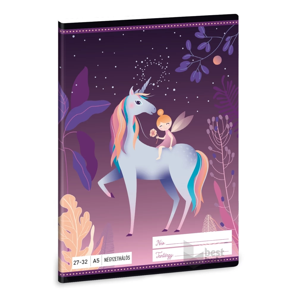 Ars Una Magic Forest A5 27-32 kockás füzet