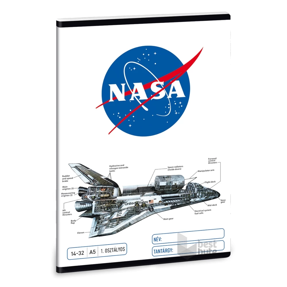 Ars Una Nasa-1 5063 A5 14-32 1.osztályos füzet