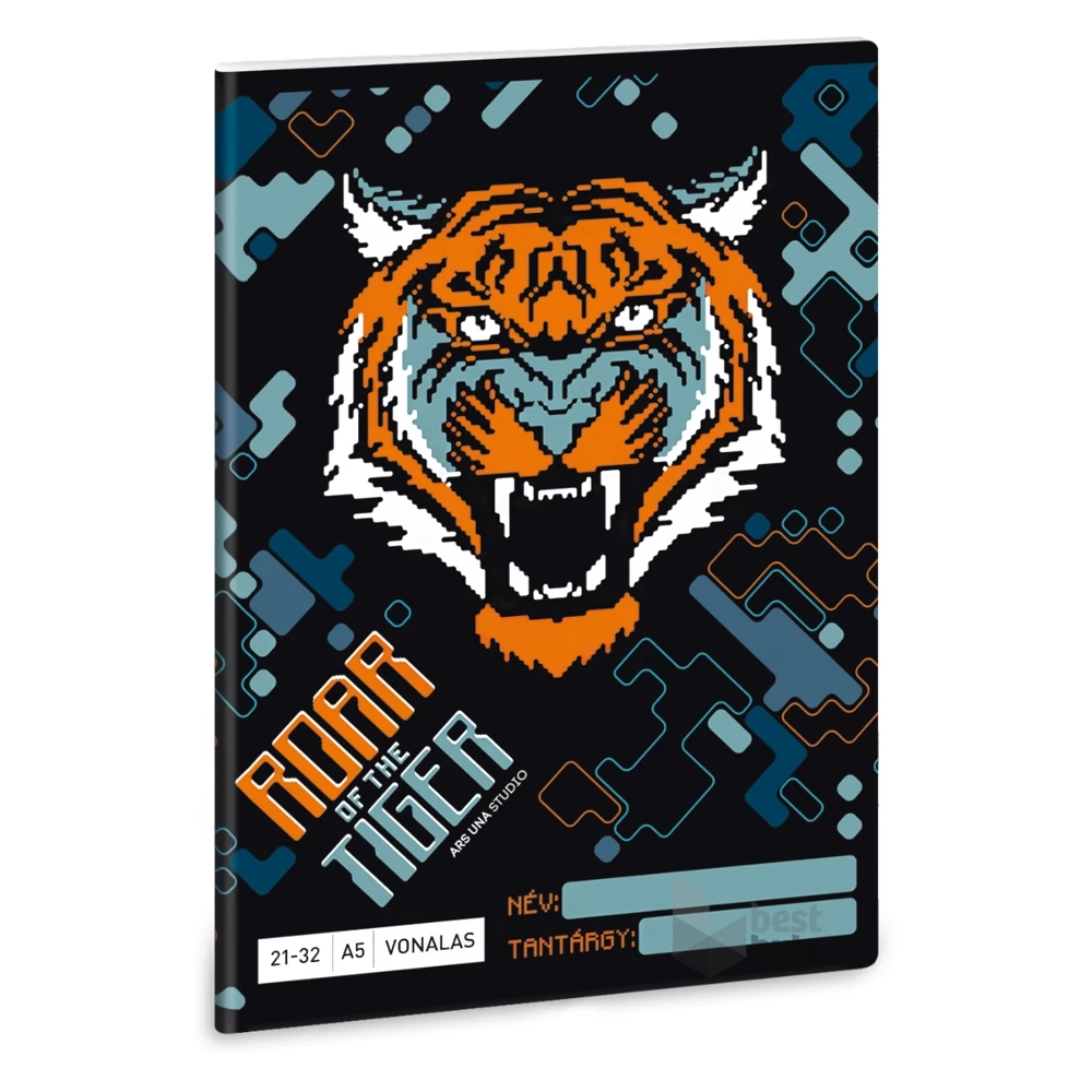 Ars Una Roar of the Tiger A5 21-32 vonalas füzet