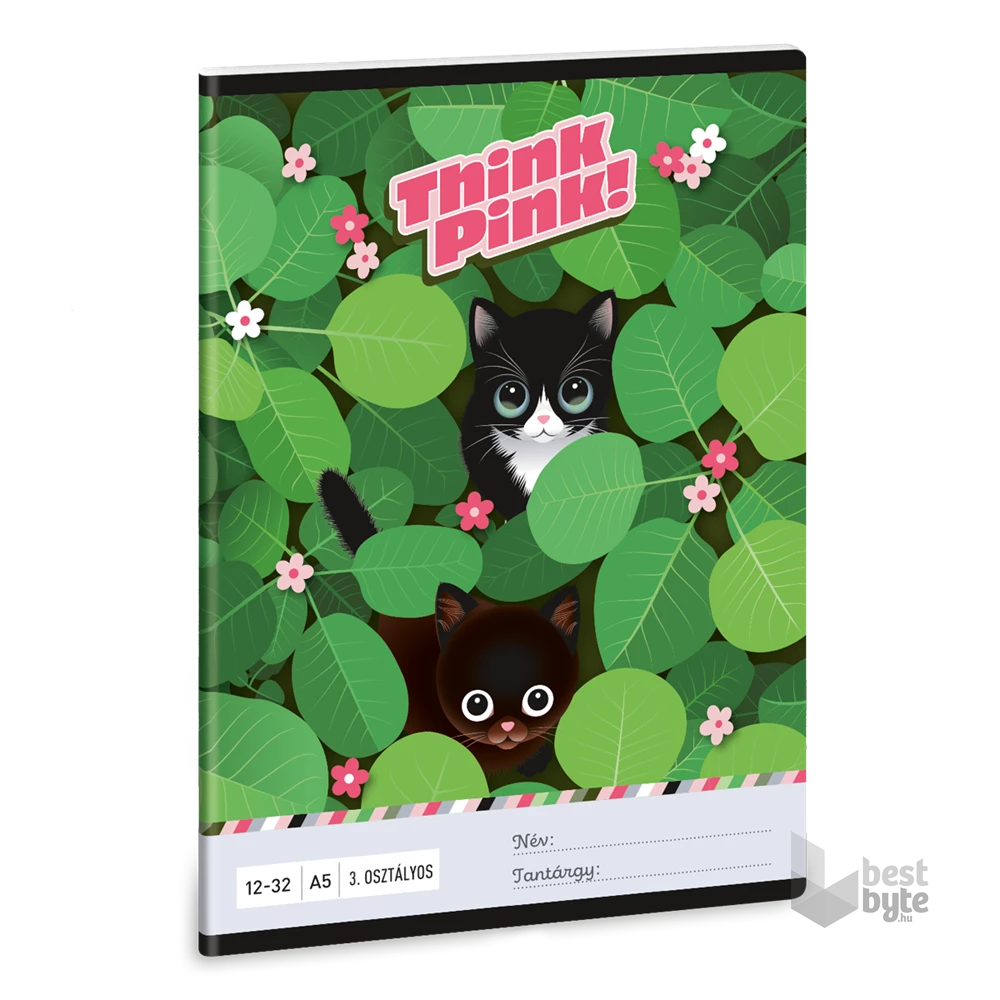 Ars Una Think-Pink 25 (5462) A5 3. osztályos vonalas füzet