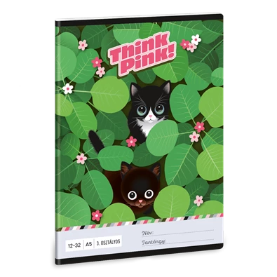 Ars Una Think-Pink 25 (5462) A5 3. osztályos vonalas füzet