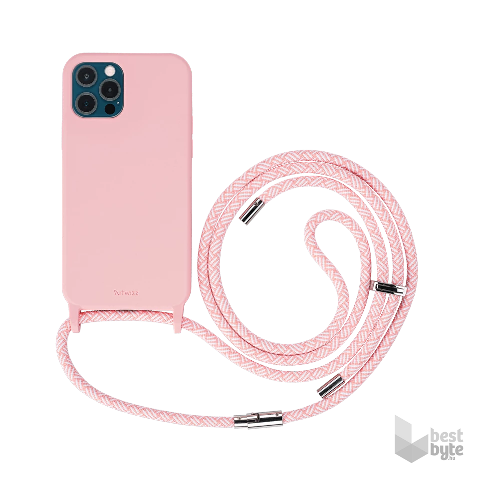 Artwizz 1946-3163 iPhone 12/12 Pro rózsaszín nyakba akasztható tok