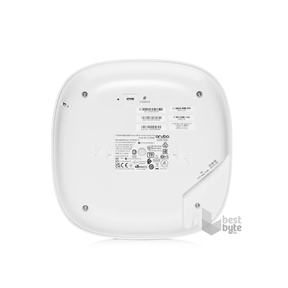 Aruba Instant On R9B28A AP25 (RW) 4x4 Wi-Fi 6 Access Point