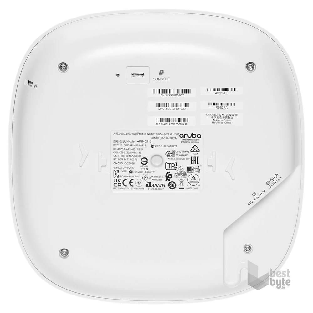 Aruba Instant On R9B33A AP25 (EU) 4x4 Wi-Fi 6 Bundle Access Point
