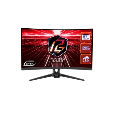 Asrock 27" PG27F15RS1A FHD VA 240Hz HDMI/DP ívelt gamer monitor