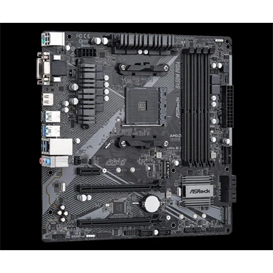 Asrock B450M PRO4 R2.0 desktop alaplap microATX