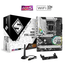 Asrock B650E STEEL LEGEND WIFI desktop alaplap ATX