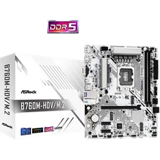Asrock B760M-HDV/M.2 Intel B760 LGA1700 mATX alaplap