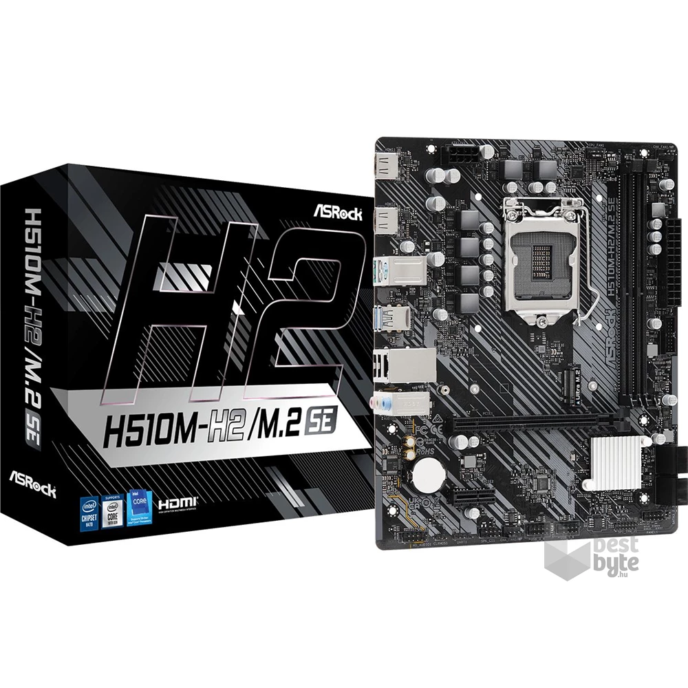 Asrock H510M-H2/M.2 SE Intel H470 LGA1200 mATX alaplap