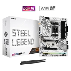 Asrock STEEL LEGEND Wi-Fi AMD B650 AM5 ATX alaplap (Újracsomagolt) Asrock STEEL LEGEND Wi-Fi AMD B650 AM5 ATX alaplap (Újracsomagolt)