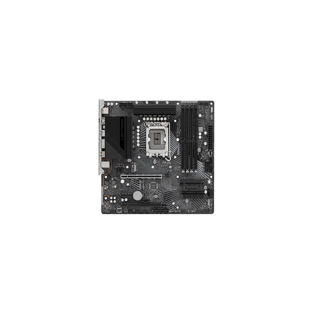 Asrock Z790M PHANTOM GAMING LIGHTNING/D4 desktop alaplap microATX