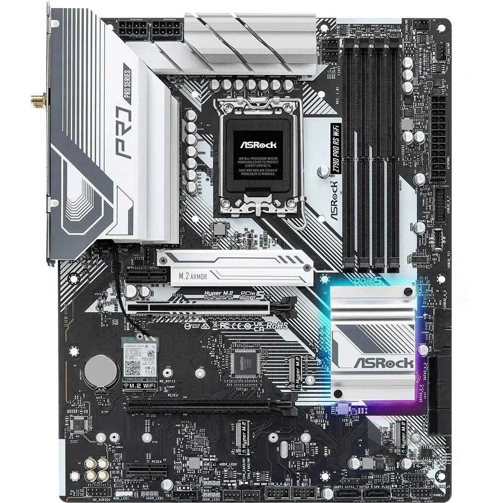 Asrock Z790 PRO RS WIFI desktop alaplap ATX