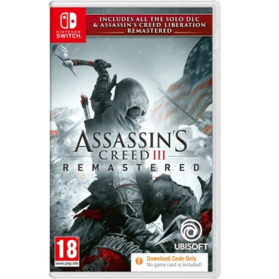Assassin`s Creed III Remastered (Code in Box) Nintendo Switch játékszoftver