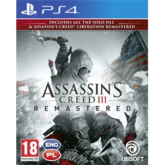 Assassin`s Creed III Remastered PS4 játékszoftver