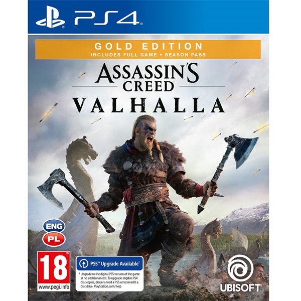 UBISOFT Assassin`s Creed Valhalla Gold Edition PS4/PS5 játékszoftver