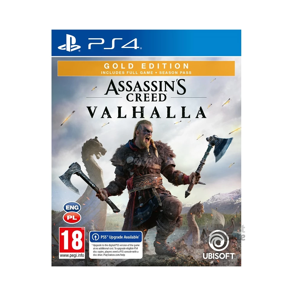 Assassin`s Creed Valhalla Gold Edition PS4/PS5 játékszoftver