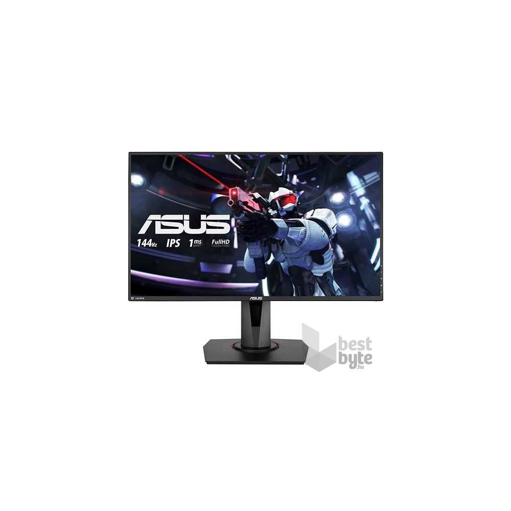 ASUS 27" VG279Q FHD IPS 144Hz HDMI/DP/DVI fekete eSport gamer monitor