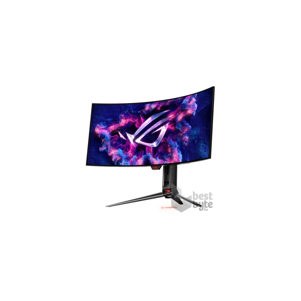 Asus 34" ROG Swift PG34WCDM UWQHD OLED 240Hz HDMI/DP/USB/USB-C ívelt gamer monitor