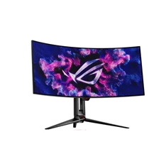 Asus 34" ROG Swift PG34WCDM UWQHD OLED 240Hz HDMI/DP/USB/USB-C ívelt gamer monitor
