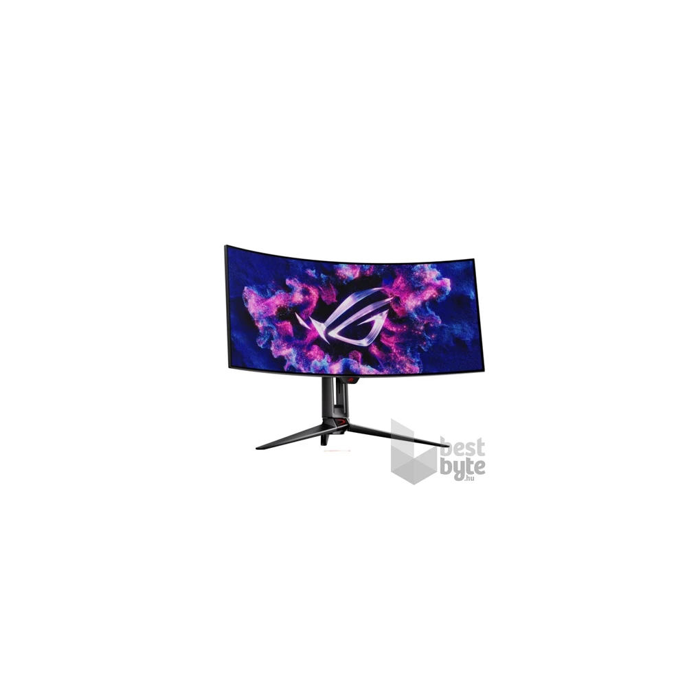 Asus 34" ROG Swift PG34WCDM UWQHD OLED 240Hz HDMI/DP/USB/USB-C ívelt gamer monitor