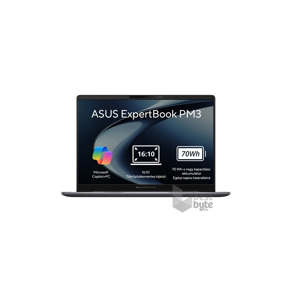 Asus Expertbook PM3606CKA-MB0069 laptop (16"WUXGA/AMD Ryzen AI 7 350/Int.VGA/16GB RAM/1TB/FreeDOS) - szürke