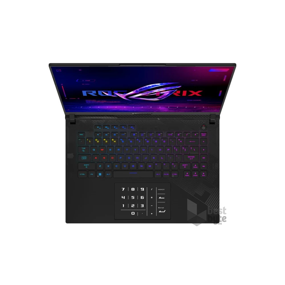 Asus G634JZR-NM013W laptop (16"WQXGA/Intel Core i9-14900HX/RTX 4080 12GB/16GB RAM/1TB/Win11) - fekete