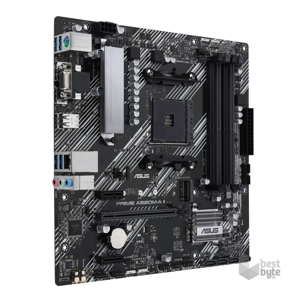 Asus PRIME A520M-A II/CSM AMD A520 AM4 mATX alaplap