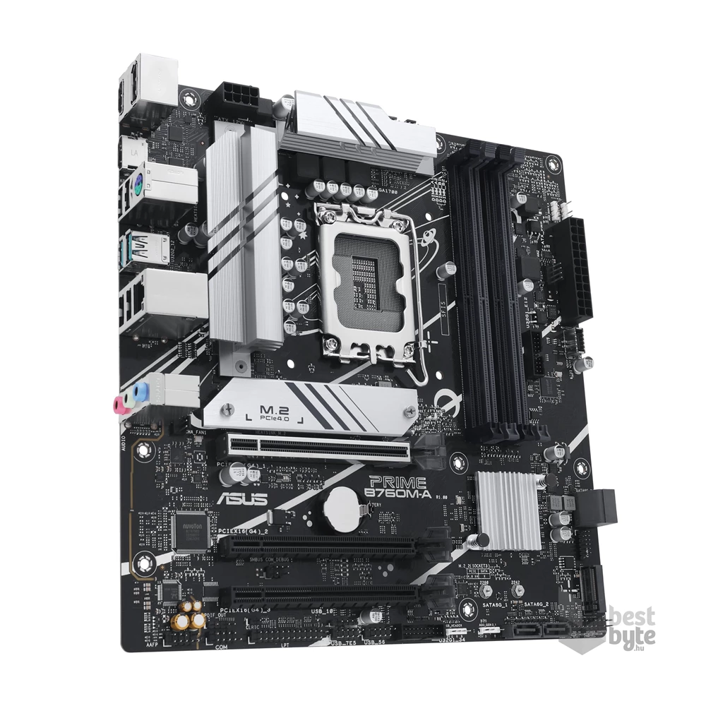Asus PRIME B760M-A-CSM Intel B760 LGA1700 mATX alaplap