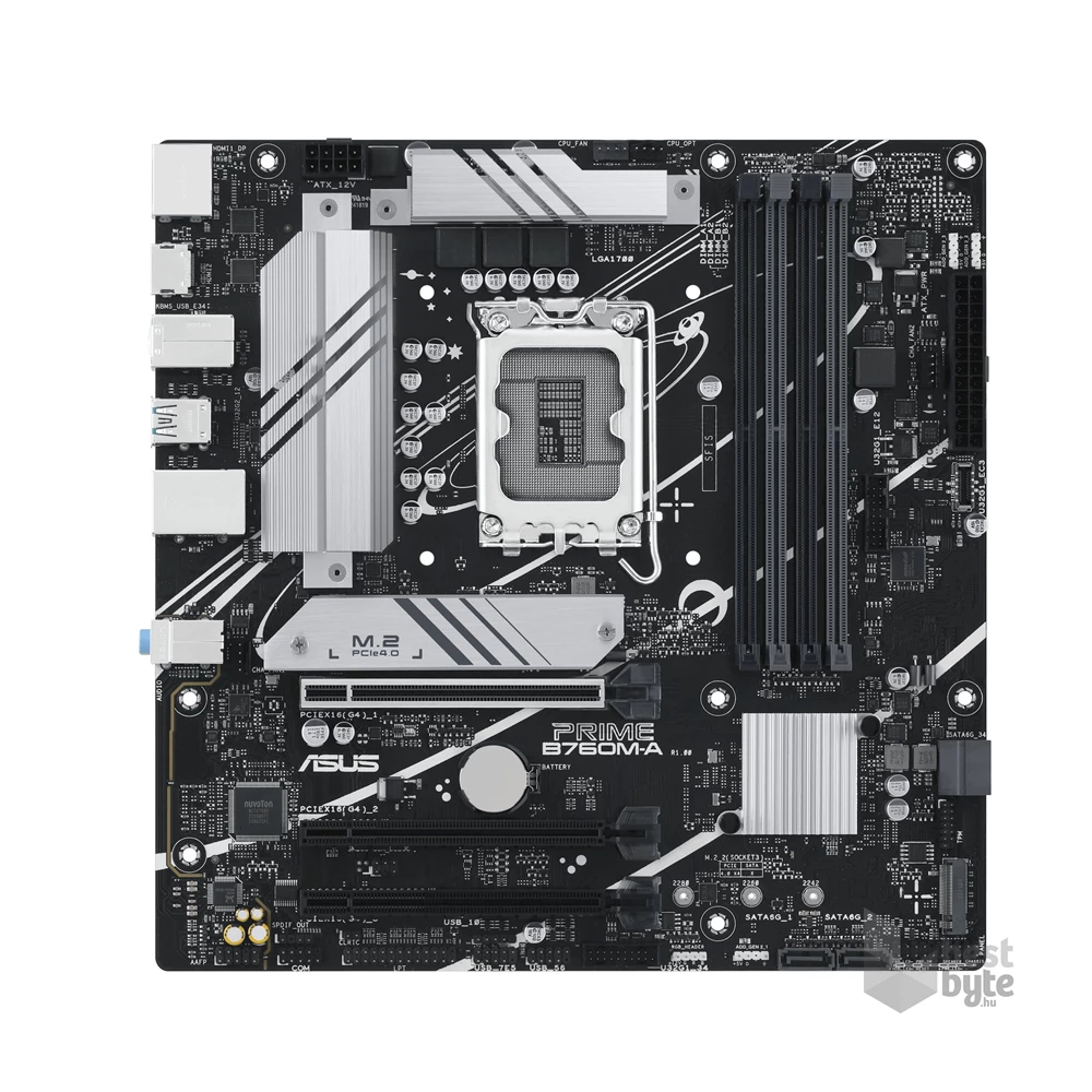 Asus PRIME B760M-A-CSM Intel B760 LGA1700 mATX alaplap