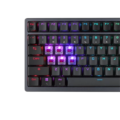 Asus ROG Azoth HUN RGB fekete mechanikus gamer billentyűzet