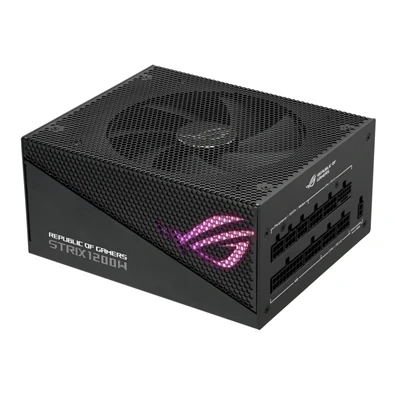 Asus ROG Strix 1200W 80+ Gold Aura Edition ventillátorral moduláris tápegység