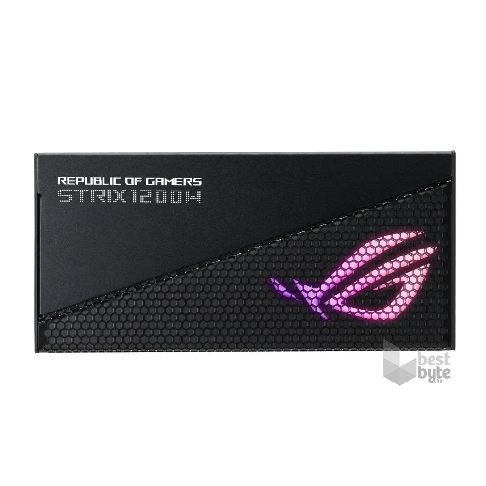 Asus ROG Strix 1200W 80+ Gold Aura Edition ventillátorral moduláris tápegység