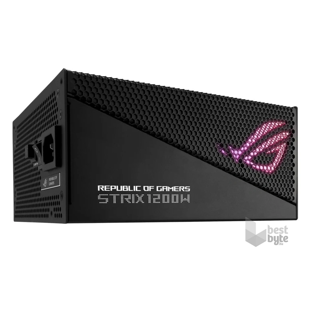 Asus ROG Strix 1200W 80+ Gold Aura Edition ventillátorral moduláris tápegység