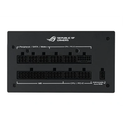 Asus ROG Strix 1200W 80+ Gold Aura Edition ventillátorral moduláris tápegység