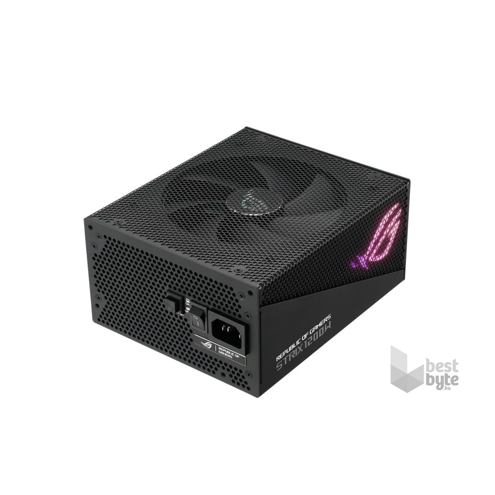 Asus ROG Strix 1200W 80+ Gold Aura Edition ventillátorral moduláris tápegység
