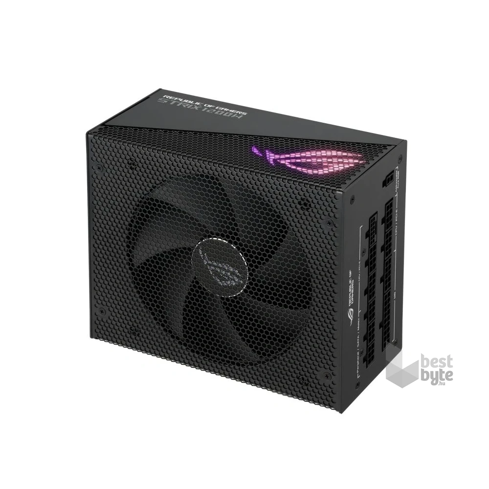 Asus ROG Strix 1200W 80+ Gold Aura Edition ventillátorral moduláris tápegység