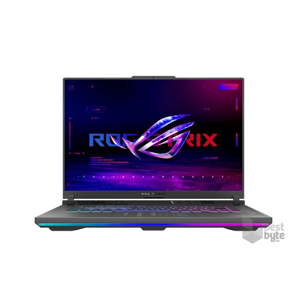 Asus ROG Strix G16 G614JI-N4133W laptop (16"WQXGA/Intel Core i7-13650HX/RTX 4070 8GB/16GB RAM/512GB/Win11) - szürke